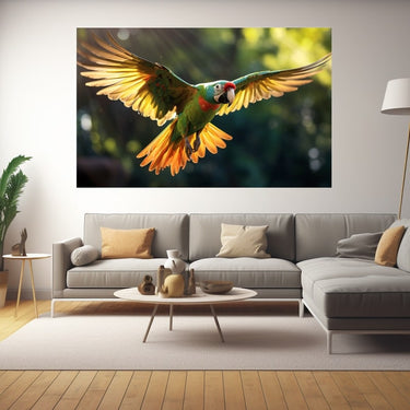 Flying Parrot Painting